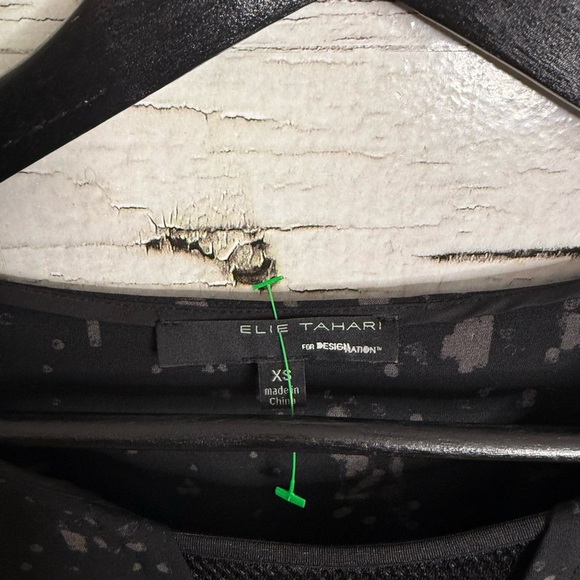 Elie Tahari Shift Dress Size xs gray black - Picture 4 of 6